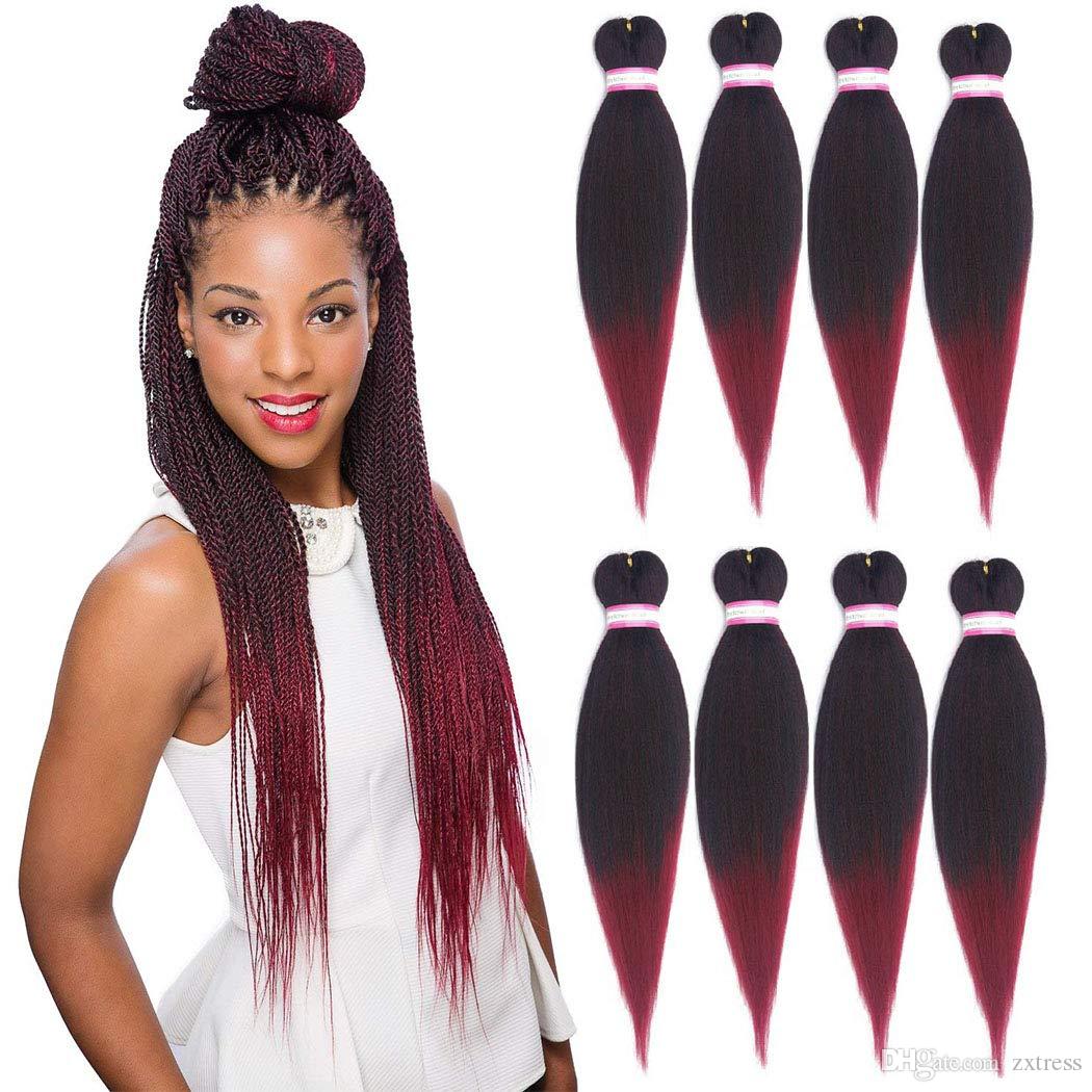 Pre-stretched braiding hair is convenient because it reduces the time and effort required for braiding. The fact that it's itch-free and made from 100% Kanekalon fiber indicates its quality 4 bundles are enough for a headset