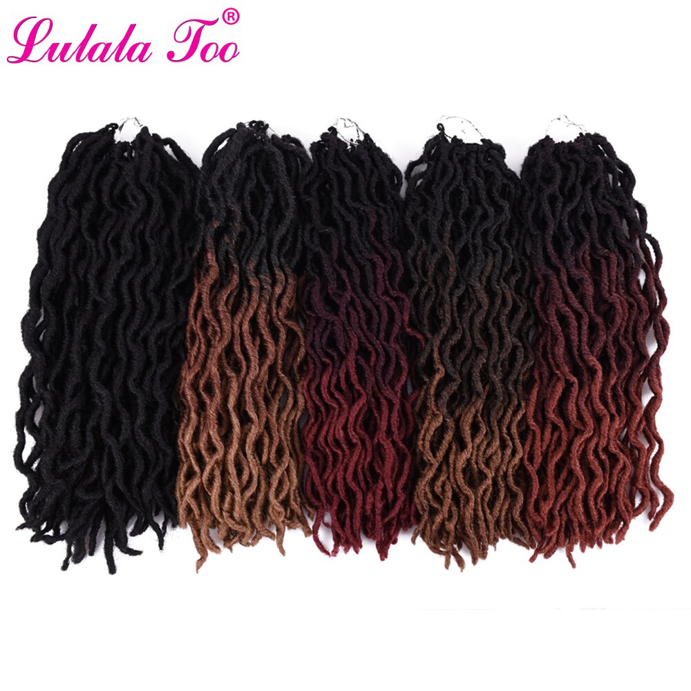 Goddess Faux Locs Crochet Hair | Curly Faux Locs Crochet Hair -