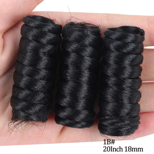 Lovepancy 3 Packs Saniya Synthetic Jamaican Bounce Twist Ombre Curl Crochet Braid