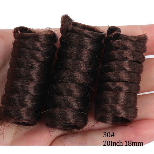 Lovepancy 3 Packs Saniya Synthetic Jamaican Bounce Twist Ombre Curl Crochet Braid