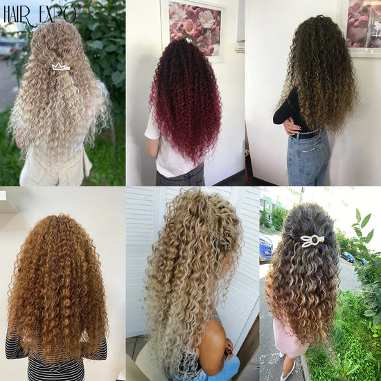 22-30"Deep Wave Twist Crochet Hair Synthetic Deep Twist Braiding Hair