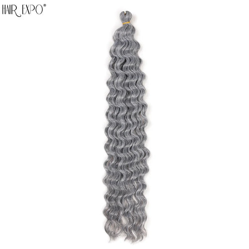22-30"Deep Wave Twist Crochet Hair Synthetic Deep Twist Braiding Hair