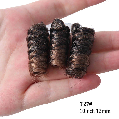 Lovepancy 3 Packs Saniya Synthetic Jamaican Bounce Twist Ombre Curl Crochet Braid