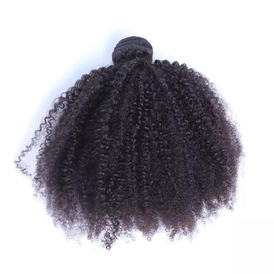 BeuMax 10A Grade 3/4 Afro Kinky Curly Bundles with 4x4 Closure