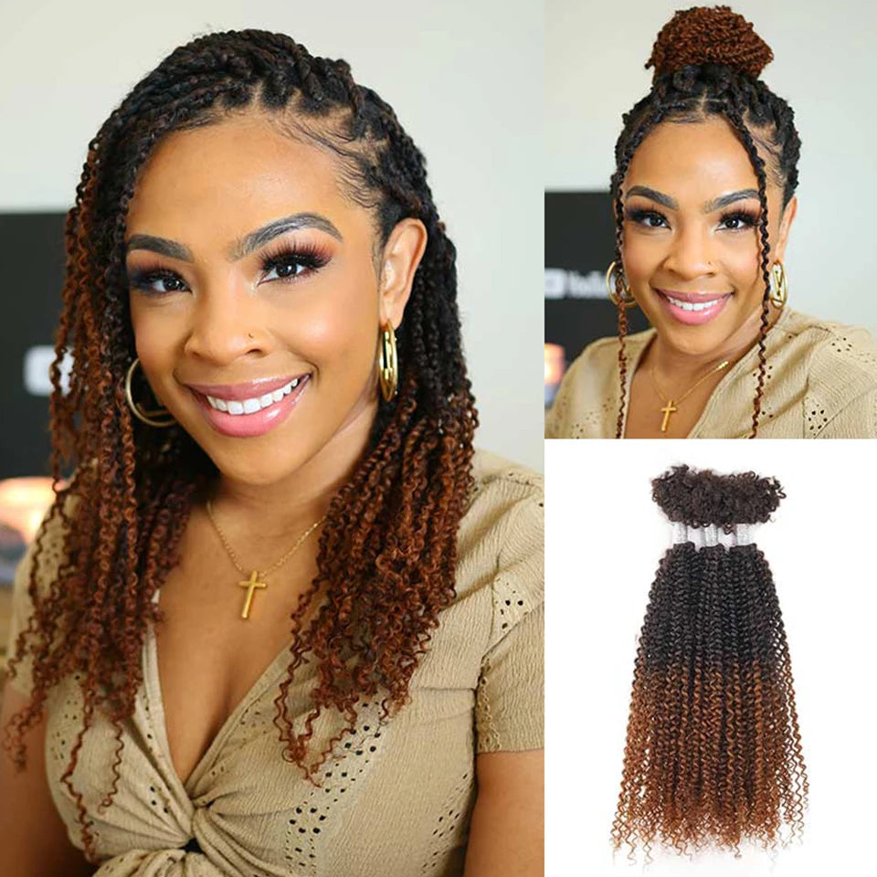 Afro Kinky Bulk 100% Human Hair Kinky 4C Afro Kinky Curly Hair for braiding