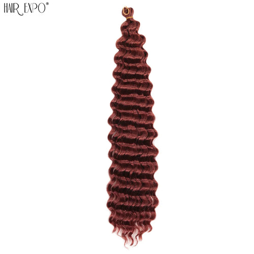 22-30"Deep Wave Twist Crochet Hair Synthetic Deep Twist Braiding Hair