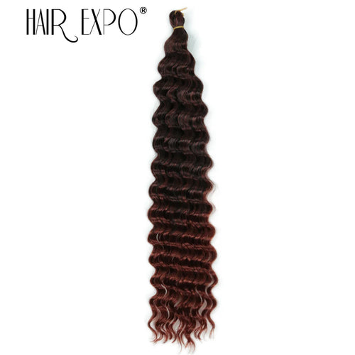 22-30"Deep Wave Twist Crochet Hair Synthetic Deep Twist Braiding Hair