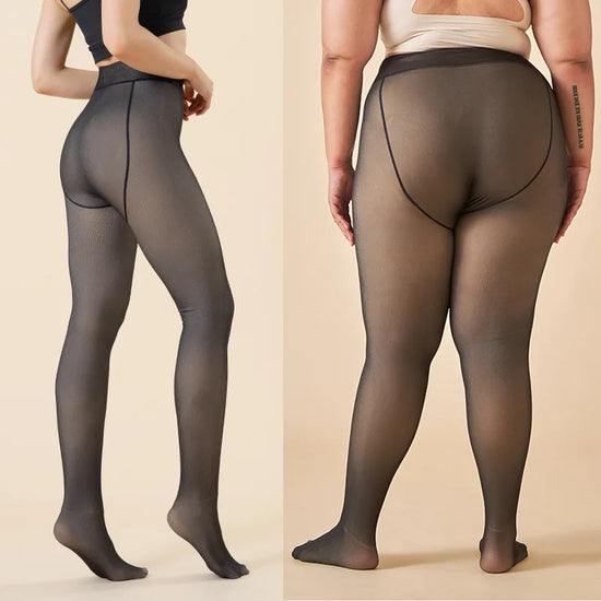 Thick Pantyhose For Women Warm Winter Plus Size High Waist Elastic