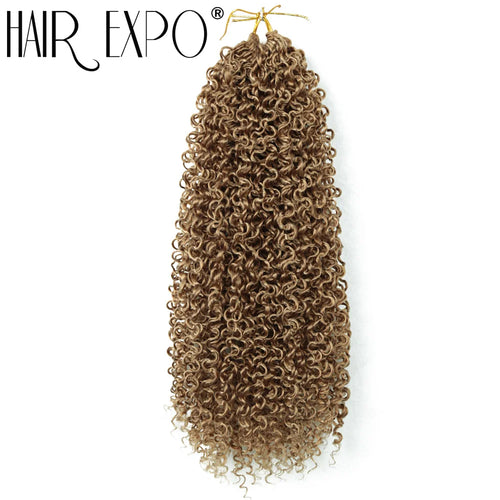 14"Curly Passion Twist Crochet Hair Synthetic Yanky Twist Braiding