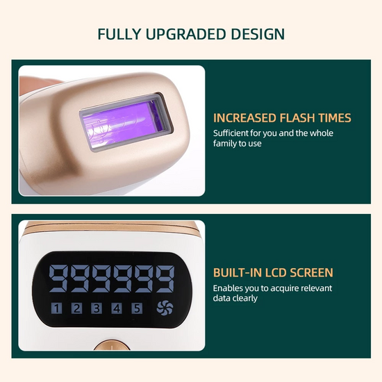 Laser Epilator Painless 999999 Flashes Hair Removal Hair Remover