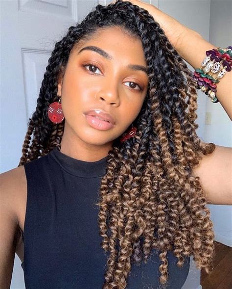 EDALINA 7 packs Passion twist Hair 7 packs 12in and 18in 80g/pack Kanekalon Water Wave Hair for Goddess Locks Bohemia Box Braids Crochet Braids Extensions 22 Strand/Pack